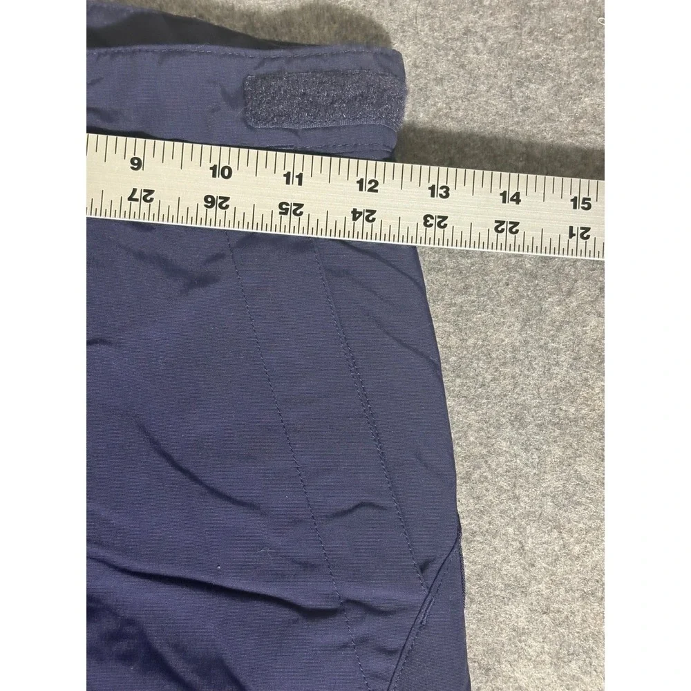 LL Bean Kids Navy Blue‎ Insulated Snow Pants Ski Bibs Size 6X-7 0KNM3